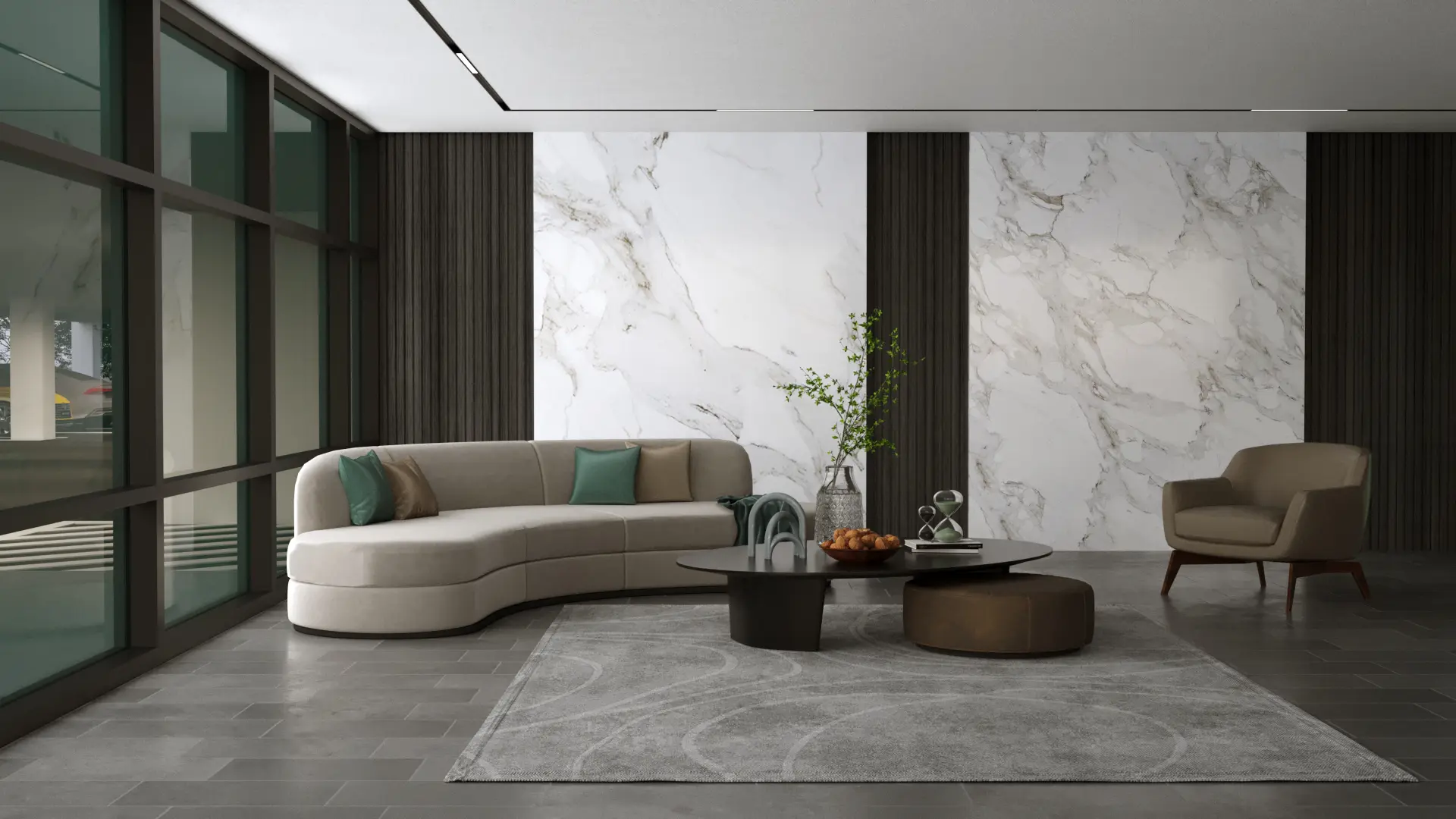 Elegant Residential Lobby
